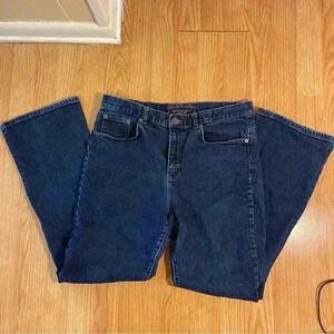 Lauren Ralph Lauren Women's Boot Cut Jeans - Dark Blue